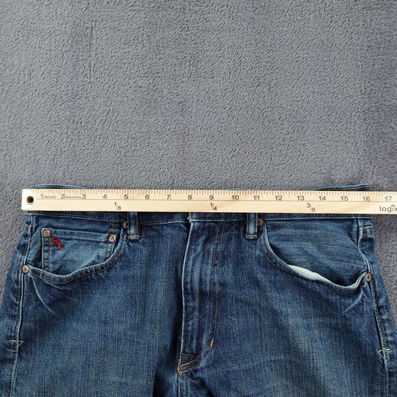 Polo Ralph Lauren Jeans Mens 32X28 Blue Straight Leg Classic Preppy 15941 - Picture 4 of 16